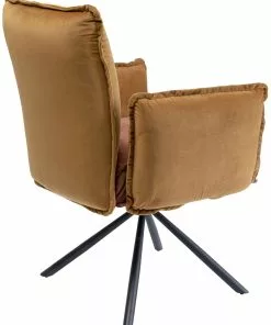 Kare Design Chelsea Tuoli Käsinojilla, Ruskea -Huonekalu kauppa krzeslo z podlokietnikami chelsea 65x90 cm brazowe 4