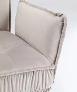 Kare Design Chelsea Tuoli Käsinojilla, Harmaa -Huonekalu kauppa krzeslo z podlokietnikami chelsea 65x90 cm szare 8