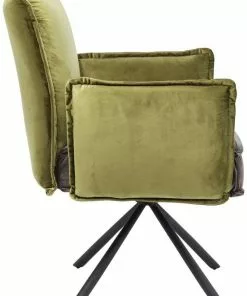 Kare Design Chelsea Tuoli Käsinojilla, Vihreä -Huonekalu kauppa krzeslo z podlokietnikami chelsea 65x90 cm szaro zielone 3