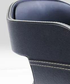 Kare Design Costa Walnut Tuoli Käsinojilla, Pähkinä -Huonekalu kauppa krzeslo z podlokietnikami costa 52x71 cm czarne ekoskora 11