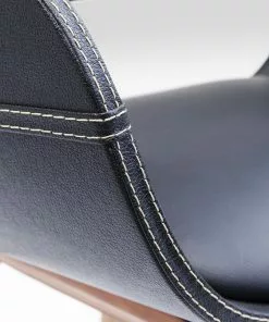 Kare Design Costa Walnut Tuoli Käsinojilla, Pähkinä -Huonekalu kauppa krzeslo z podlokietnikami costa 52x71 cm czarne ekoskora 13