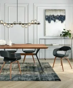 Kare Design Costa Walnut Tuoli Käsinojilla, Pähkinä