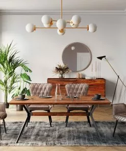 Kare Design Dream Tuoli Käsinojilla, Ruskea -Huonekalu kauppa krzeslo z podlokietnikami dream 63x88 cm brazowe 10