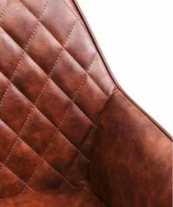 Kare Design Harry Tuoli Käsinojilla, Ruskea -Huonekalu kauppa krzeslo z podlokietnikami harry 60x84 cm brazowe ekoskora 6