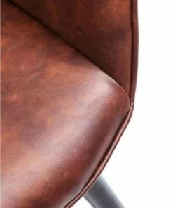 Kare Design Harry Tuoli Käsinojilla, Ruskea -Huonekalu kauppa krzeslo z podlokietnikami harry 60x84 cm brazowe ekoskora 8