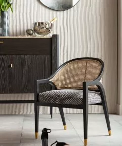 Kare Design Horizon Tuoli Käsinojilla -Huonekalu kauppa krzeslo z podlokietnikami horizon 58x82 cm czarne 10 scaled