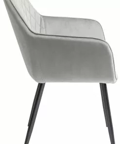 Kare Design Kayla Tuoli Käsinojilla, Harmaa -Huonekalu kauppa krzeslo z podlokietnikami kayla 59x89 cm szare 3