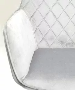 Kare Design Kayla Tuoli Käsinojilla, Harmaa -Huonekalu kauppa krzeslo z podlokietnikami kayla 59x89 cm szare 6