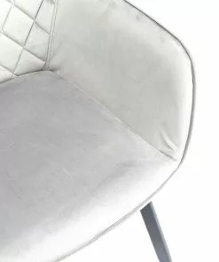 Kare Design Kayla Tuoli Käsinojilla, Harmaa -Huonekalu kauppa krzeslo z podlokietnikami kayla 59x89 cm szare 8