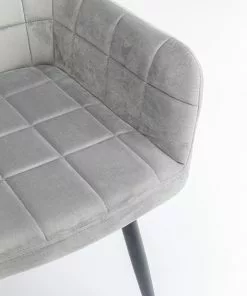 Kare Design Kim Tuoli Käsinojilla, Harmaa -Huonekalu kauppa krzeslo z podlokietnikami kim 58x82 cm szare 7