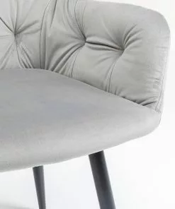 Kare Design Kira Tuoli Käsinojilla, Harmaa -Huonekalu kauppa krzeslo z podlokietnikami kira 58x82 cm szare 7