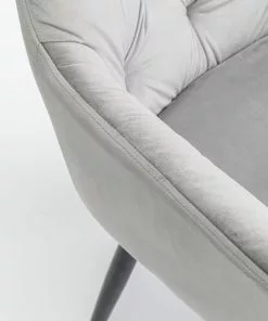 Kare Design Kira Tuoli Käsinojilla, Harmaa -Huonekalu kauppa krzeslo z podlokietnikami kira 58x82 cm szare 8