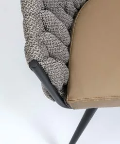 Kare Design Knot Tweed Tuoli Käsinojilla -Huonekalu kauppa krzeslo z podlokietnikami knot 68x79 cm brazowe 10