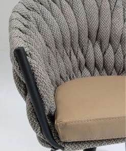 Kare Design Knot Tweed Tuoli Käsinojilla -Huonekalu kauppa krzeslo z podlokietnikami knot 68x79 cm brazowe 13