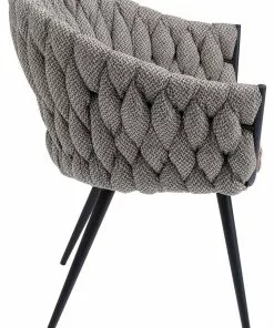 Kare Design Knot Tweed Tuoli Käsinojilla -Huonekalu kauppa krzeslo z podlokietnikami knot 68x79 cm brazowe 4