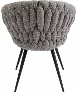 Kare Design Knot Tweed Tuoli Käsinojilla -Huonekalu kauppa krzeslo z podlokietnikami knot 68x79 cm brazowe 5