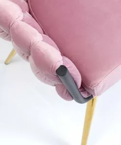 Kare Design Knot Tuoli Käsinojilla, Mauve -Huonekalu kauppa krzeslo z podlokietnikami knot 81x62 cm jasnorozowe 10