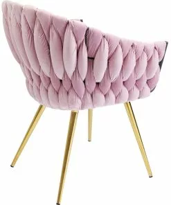 Kare Design Knot Tuoli Käsinojilla, Mauve -Huonekalu kauppa krzeslo z podlokietnikami knot 81x62 cm jasnorozowe 4