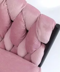Kare Design Knot Tuoli Käsinojilla, Mauve -Huonekalu kauppa krzeslo z podlokietnikami knot 81x62 cm jasnorozowe 6