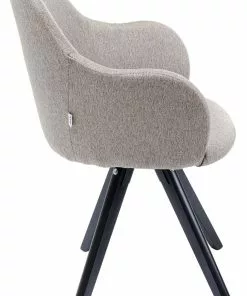 Kare Design Lady Loco Kääntyvä Nojatuoli Taupe -Huonekalu kauppa krzeslo z podlokietnikami lady loco 62x83 cm taupe 4