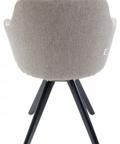 Kare Design Lady Loco Kääntyvä Nojatuoli Taupe -Huonekalu kauppa krzeslo z podlokietnikami lady loco 62x83 cm taupe 6