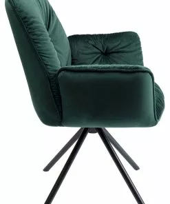 Kare Design Mila Tuoli Käsinojilla Vihreä -Huonekalu kauppa krzeslo z podlokietnikami mila 60x89 cm zielone 4