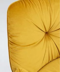 Kare Design Mila Tuoli Käsinojilla, Keltainen -Huonekalu kauppa krzeslo z podlokietnikami mila 60x89 cm zolte 7