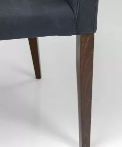 Kare Design Mode Nojatuoli - Nahkaa, Antrasiitti -Huonekalu kauppa krzeslo z podlokietnikami mode 58x87 cm antracytowe skora naturalna 6