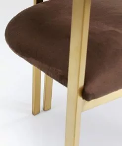 Kare Design Slitz Tuoli Käsinojilla Ruskea/messinki -Huonekalu kauppa krzeslo z podlokietnikami paris 58x71 cm brazowe 7