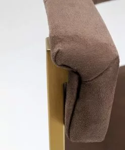 Kare Design Slitz Tuoli Käsinojilla Ruskea/messinki -Huonekalu kauppa krzeslo z podlokietnikami paris 58x71 cm brazowe 9