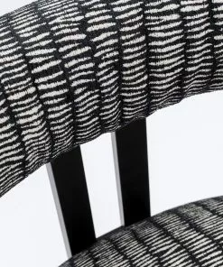 Kare Design Paris S&P Tuoli Käsinojilla -Huonekalu kauppa krzeslo z podlokietnikami paris sandp 58x71 cm czarno biale 7