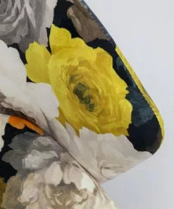 Kare Design Peony Flower Tuoli Käsinojilla, Keltainen -Huonekalu kauppa krzeslo z podlokietnikami peony yellow 56x77 cm 6