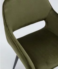 Kare Design San Francisco Tuoli Käsinojilla, Tummanvihreä -Huonekalu kauppa krzeslo z podlokietnikami san francisco 59x82 cm ciemnozielone 11