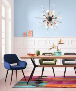 Kare Design San Francisco Tuoli Käsinojilla, Sininen -Huonekalu kauppa krzeslo z podlokietnikami san francisco 59x82 cm niebieskie 12