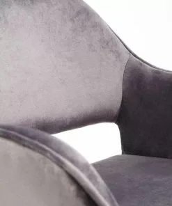 Kare Design San Francisco Tuoli Käsinojilla, Harmaa -Huonekalu kauppa krzeslo z podlokietnikami san francisco 59x82 cm szare 7