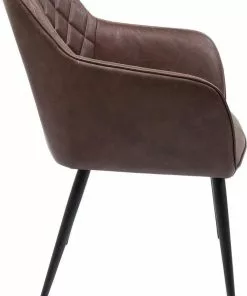 Kare Design San Remo Tuoli Käsinojilla -Huonekalu kauppa krzeslo z podlokietnikami san remo 59x79 cm brazowe ekoskora 3