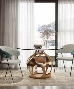 Kare Design Olina Tuoli Käsinojilla, Harmaa