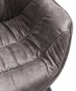 Kare Design Thelma Tuoli Käsinojilla -Huonekalu kauppa krzeslo z podlokietnikami thelma 65x82 cm szare ekoskora 7