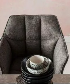 Kare Design Thinktank Tuoli Käsinojilla -Huonekalu kauppa krzeslo z podlokietnikami thinktank 63x84 cm szare 11