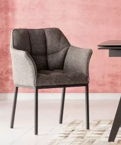 Kare Design Thinktank Tuoli Käsinojilla -Huonekalu kauppa krzeslo z podlokietnikami thinktank 63x84 cm szare 12