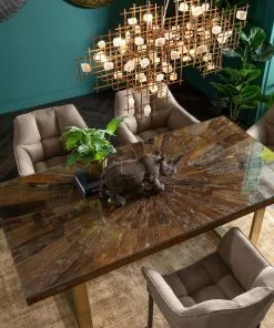 Kare Design Thinktank Tuoli Käsinojilla, Vaaleanruskea -Huonekalu kauppa krzeslo z podlokietnikami thinktank 65x85 cm jasnobrazowe 13