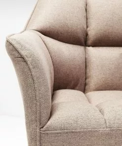 Kare Design Thinktank Tuoli Käsinojilla, Vaaleanruskea -Huonekalu kauppa krzeslo z podlokietnikami thinktank 65x85 cm jasnobrazowe 9