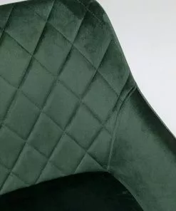 Kare Design Bretagne Tuoli Käsinojilla, Vihreä -Huonekalu kauppa krzeslo z podlokietnikami zielone nogi czarne 61x88 cm 6