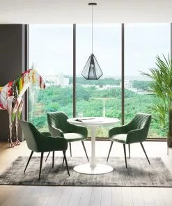 Kare Design Bretagne Tuoli Käsinojilla, Vihreä -Huonekalu kauppa krzeslo z podlokietnikami zielone nogi czarne 61x88 cm 8