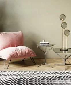 Kare Design Al Capone Tre Pöytävalaisin -Huonekalu kauppa lampa stolowa al capone tre 18x83 cm zlota klosze przydymione 12