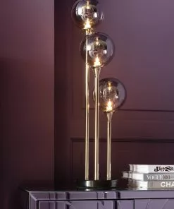 Kare Design Al Capone Tre Pöytävalaisin -Huonekalu kauppa lampa stolowa al capone tre 18x83 cm zlota klosze przydymione 14 scaled