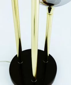 Kare Design Al Capone Tre Pöytävalaisin -Huonekalu kauppa lampa stolowa al capone tre 18x83 cm zlota klosze przydymione 8