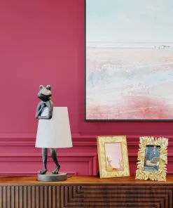 Kare Design Animal Frog Sammakko Pöytävalaisin, Harmaa