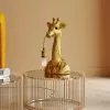 Kare Design Animal Giraffe Kirahvi Pöytävalaisin, Kulta 50cm 1 Kare Design Animal Giraffe Kirahvi Pöytävalaisin, Kulta 50cm -Huonekalu kauppa lampa stolowa animal giraffe 24x50 cm zlota 10