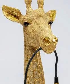 Kare Design Animal Giraffe Kirahvi Pöytävalaisin, Kulta 50cm -Huonekalu kauppa lampa stolowa animal giraffe 24x50 cm zlota 5
